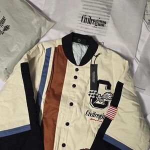 Civil Regime Men's "Racing" Bomber Jacket